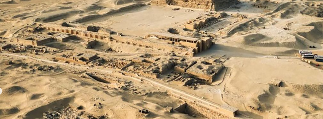The Step Pyramid of Djoser complex in Saqqara, Egypt, was constructed about 4,500 years ago. Evidence from nearby and underground the complex suggests a complex system of hydraulic engineering. (Image courtesy of Paleotechnic)