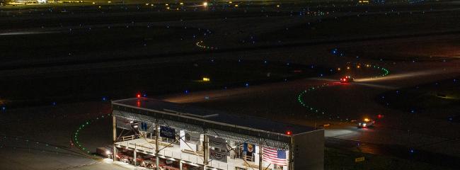 Hartsfield-Jackson Atlanta International Airport is in the middle of a $1.3 billion expansion of its Concourse D, employing innovative modular construction. Large, self-propelled modular transporters moved module sections of the new concourse across the airport in April 2024.