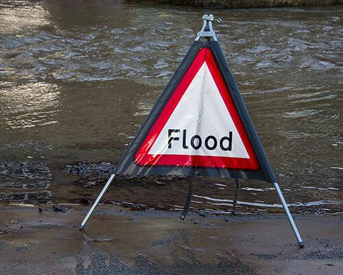 Flood signage